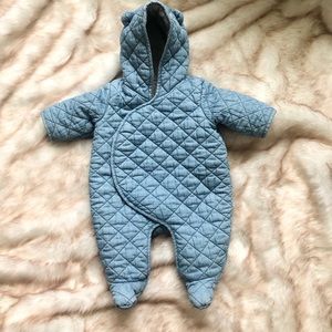 Chambray Denim Snowsuit 💙